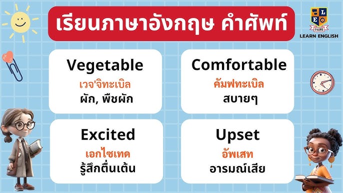 เรียนคำศัพท์อังกฤษพื้นฐาน เริ่มฝึกวันนี้ เก่งไวแน่