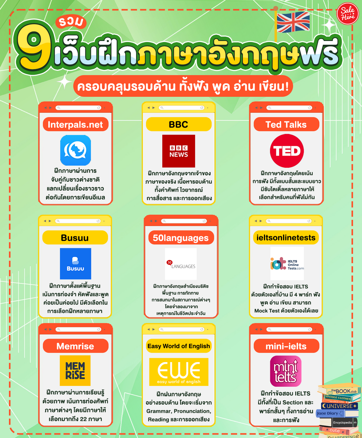 10 เว็บไซต์ ฝึก ภาษา อังกฤษ ฟรี